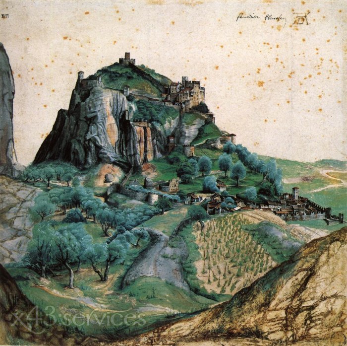Albrecht Duerer - Ansicht von Arco - View of Arco